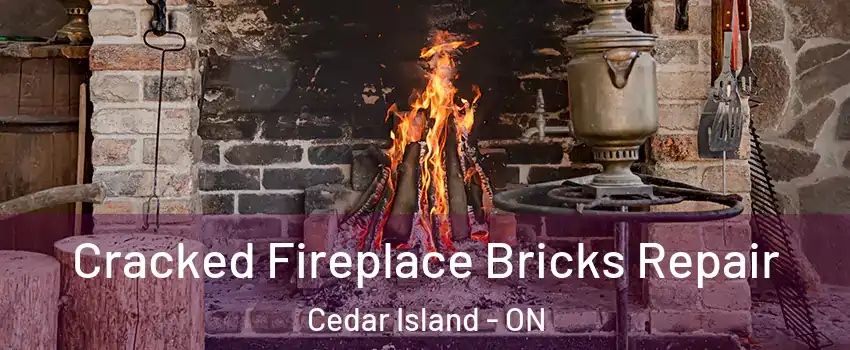 Cracked Fireplace Bricks Repair Cedar Island - ON