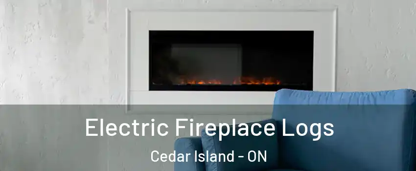  Electric Fireplace Logs Cedar Island - ON