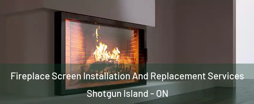 Fireplace Screen Installation And Replacement Services Shotgun Island - ON
