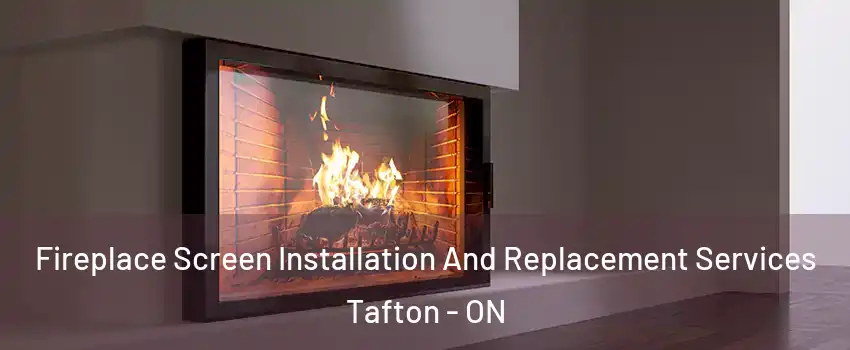 Fireplace Screen Installation And Replacement Services Tafton - ON