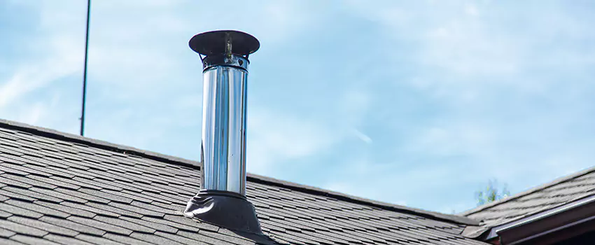 Outdoor Metal Chimney Installation in Orillia, Ontario