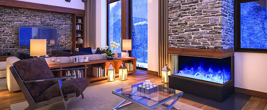Dynamic Flame Color Fireplace Installation in Cedar Island, ON