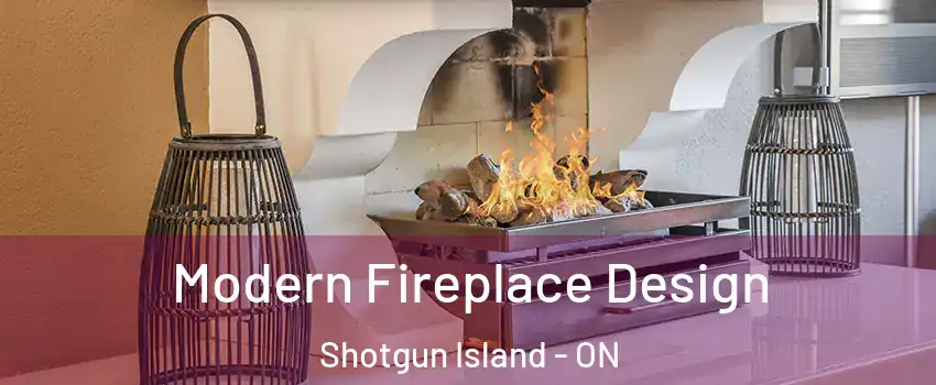  Modern Fireplace Design Shotgun Island - ON